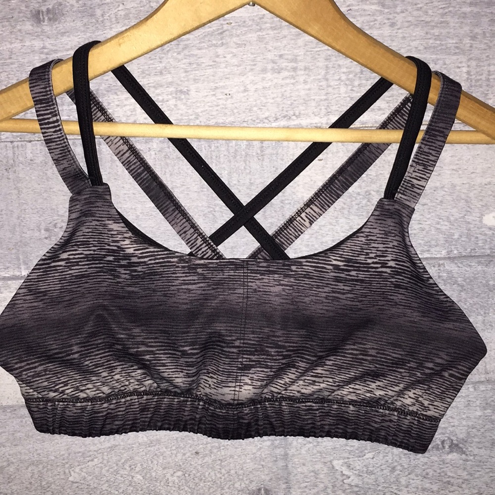 C9 Champion Sz Medium Gray Black Sports Bra